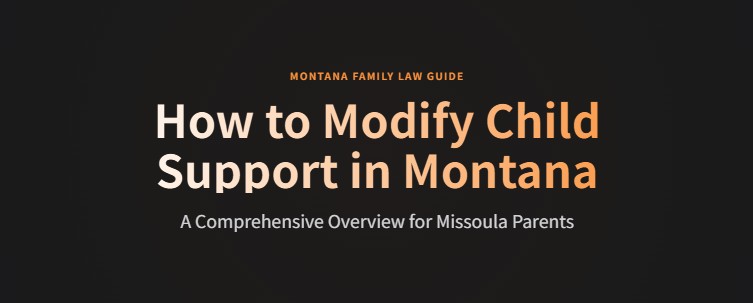 how to modify child support montana