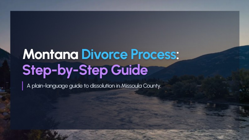 montana divorce process step by step